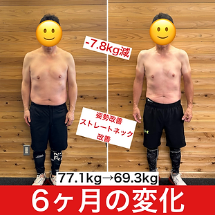 50代男性お客様のビフォーアフター