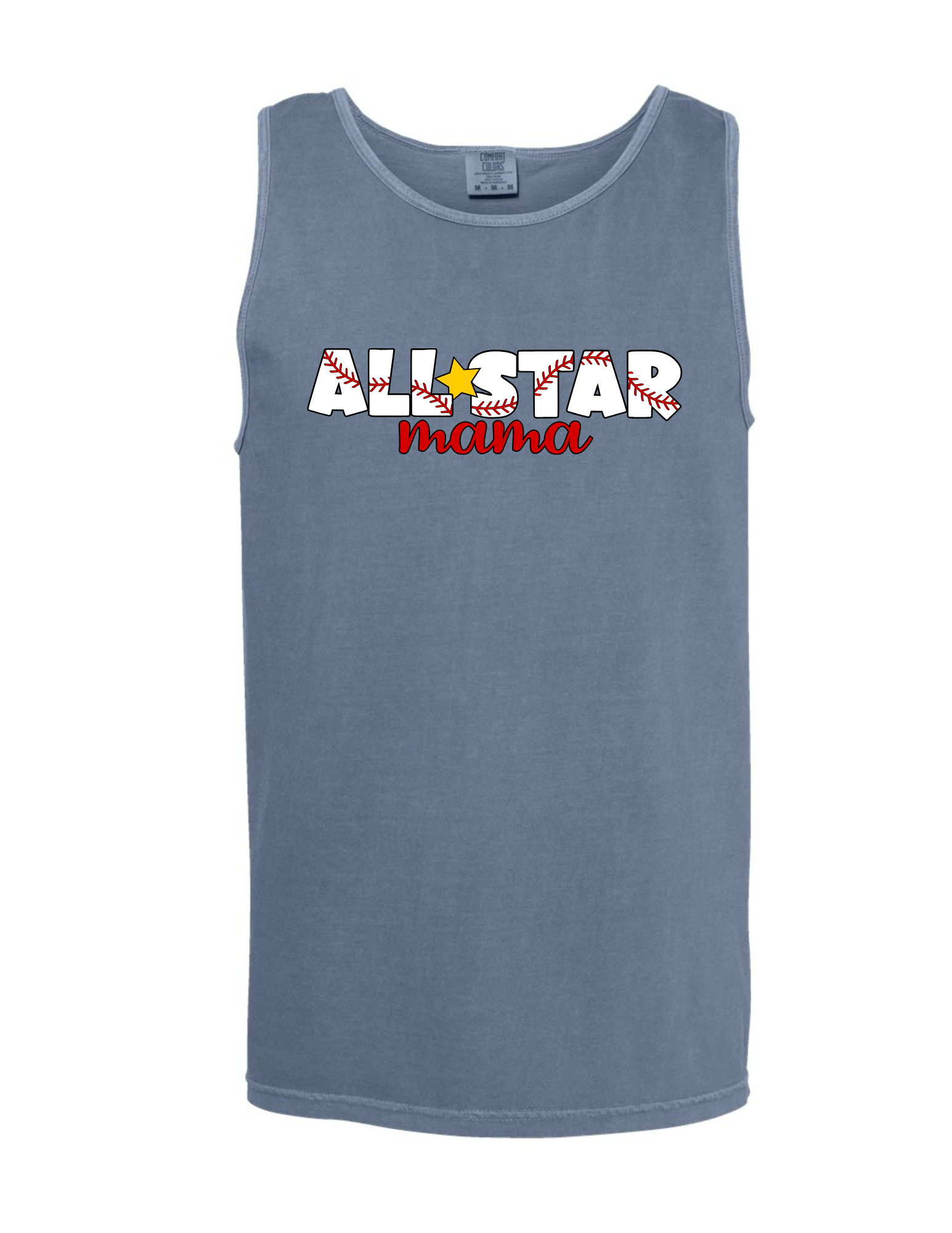 ALL STAR MAMA - COMFORT COLORS TANK -ADULT