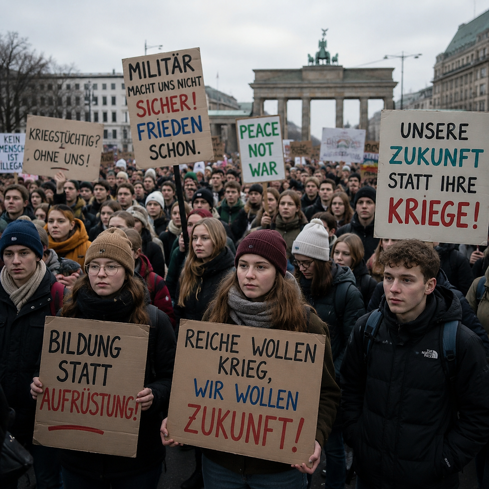 Germany preparing for WAR