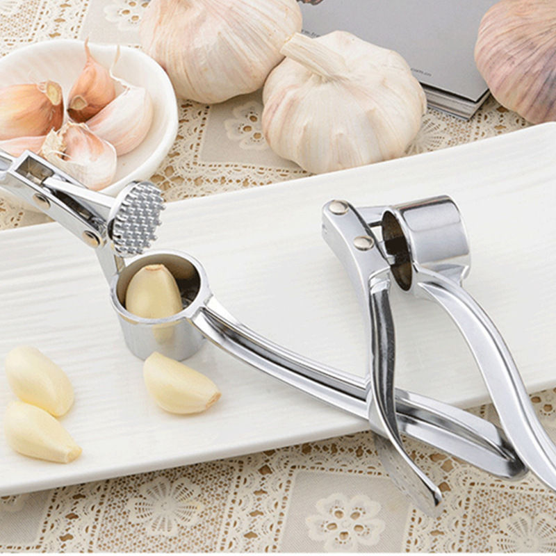 Garlic Press Crusher Mincer Detachable Kitchen Garlic Smasher Squeezer Labor Sav