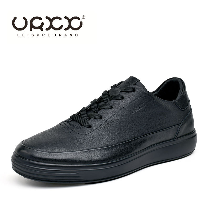 Fashion Men Shoes Genuine Leather Shoes Casual Lace-up Shoes Breathable Fashion