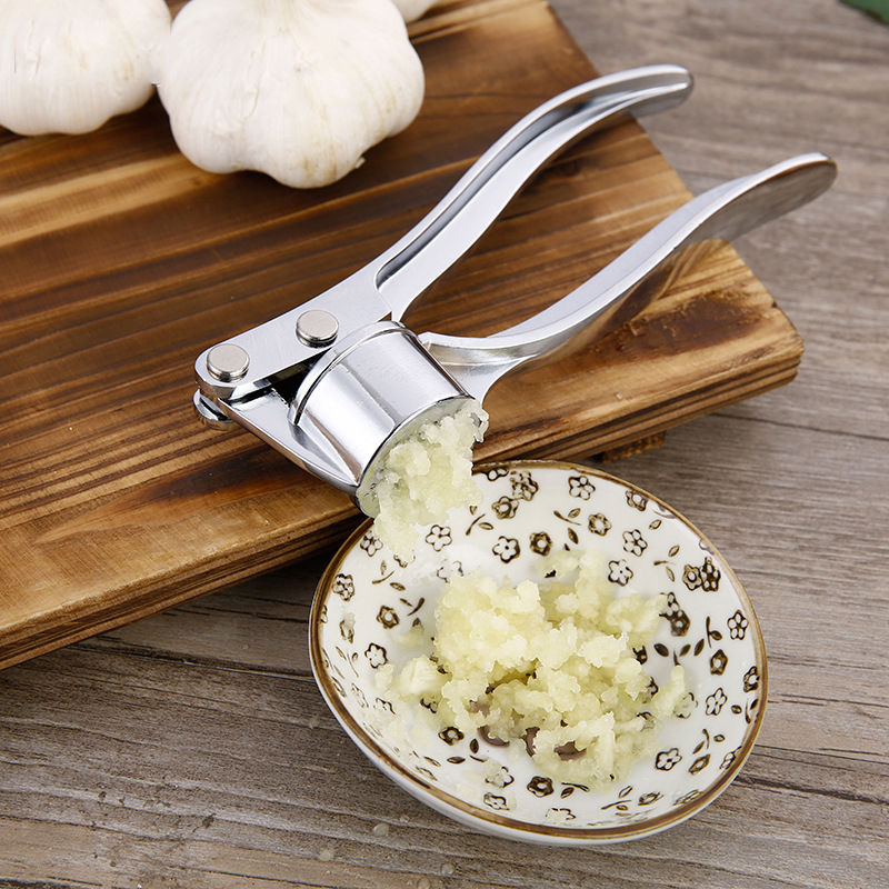 Garlic Press Crusher Mincer Detachable Kitchen Garlic Smasher Squeezer Labor Sav
