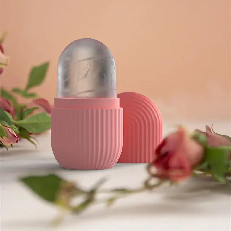 Silicone Face Ice mold Skin Care Beauty Ice Facial Roller Face Massager Ice Tray