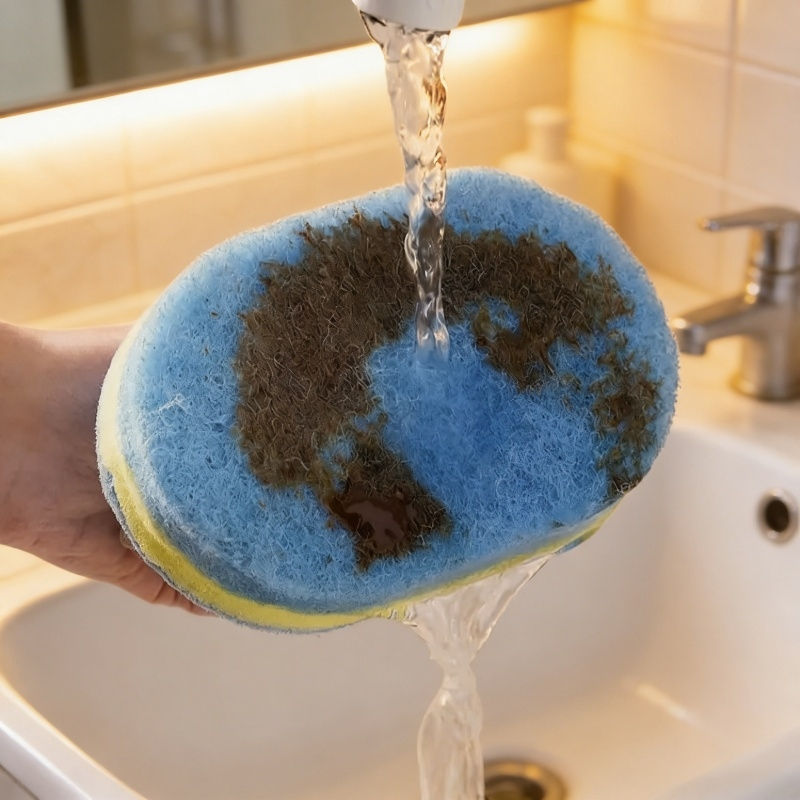 1/2Pcs Pot Washing Kitchen Cleaning Brush with Handle Pot Washing Density Thick