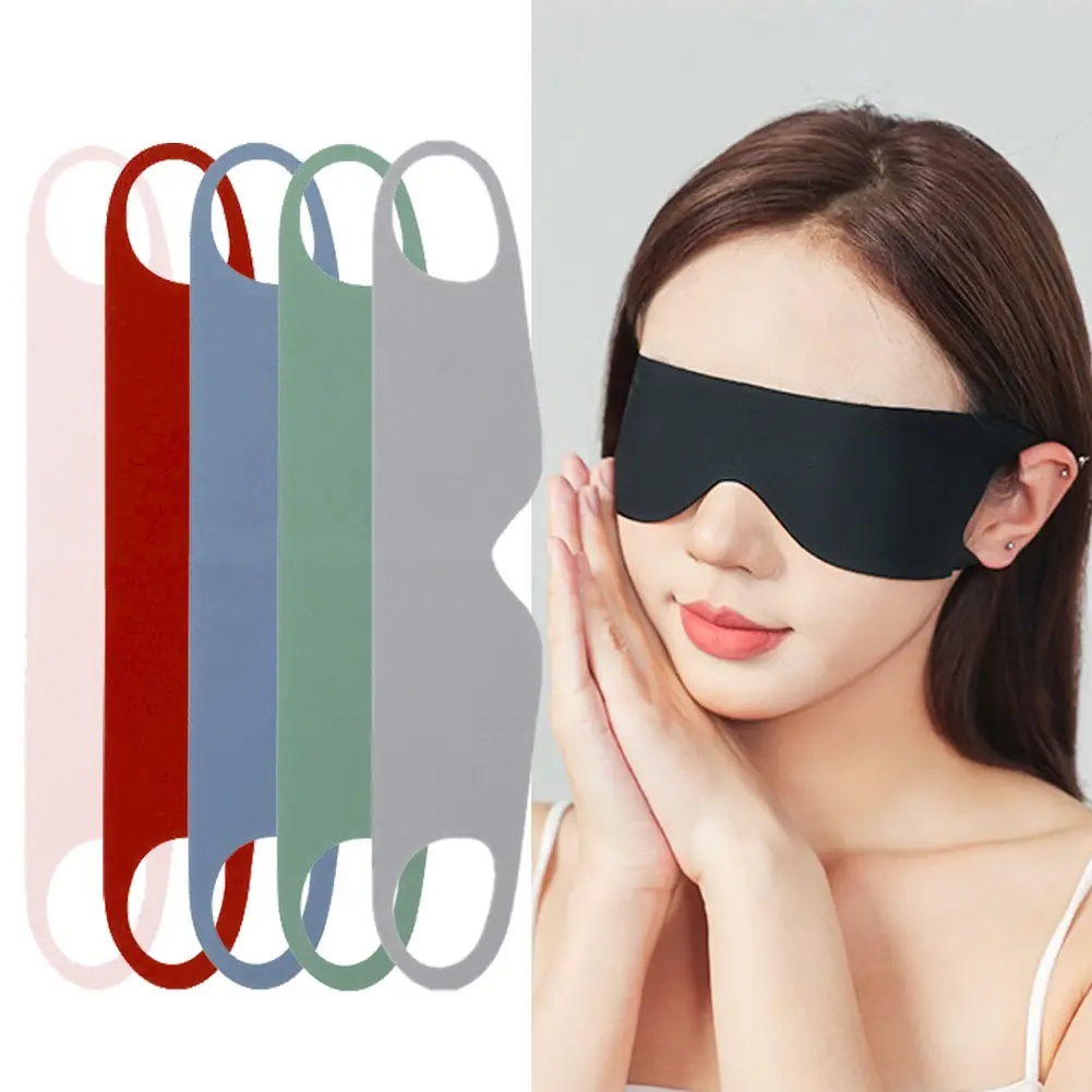 Pure Natural Silk Fabric Shading sleep blindfold Sleep Mask Cotton Filled Sleepi