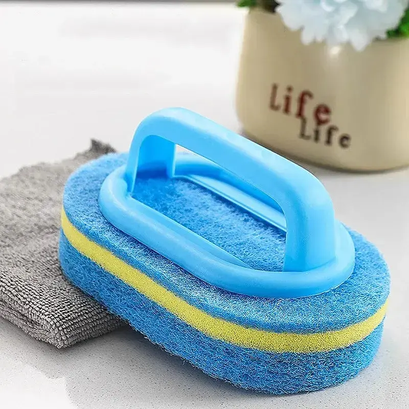 1/2Pcs Pot Washing Kitchen Cleaning Brush with Handle Pot Washing Density Thick