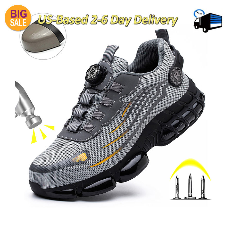 Indestructible Steel Toe Protective Safety Shoes Slip Resistant Abrasion Resista