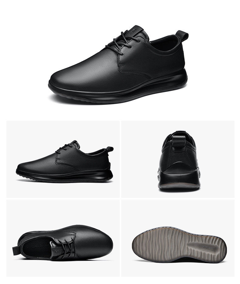 High-end genuine leather men shoes outdoor casual sneakers fashion business shoe