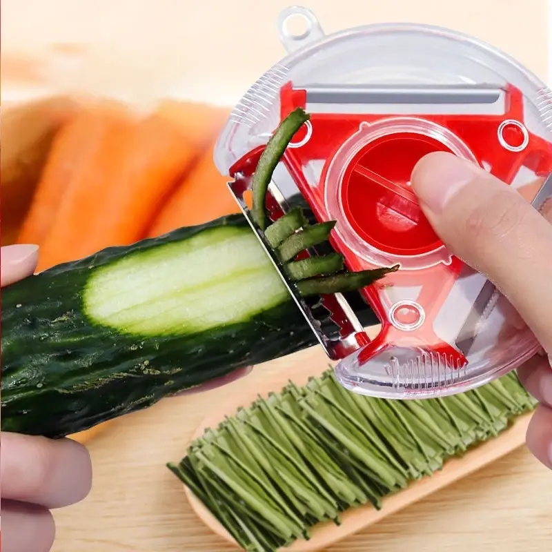 1/3PCS 3in1 Magic Trio Peeler Set Slicer Shredder Peeler Julienne Cutter Multi P