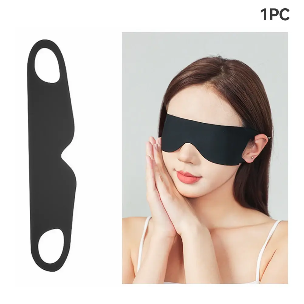 Pure Natural Silk Fabric Shading sleep blindfold Sleep Mask Cotton Filled Sleepi