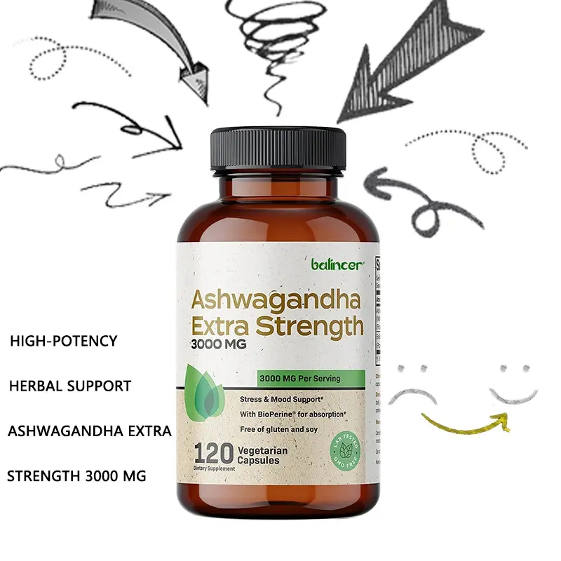 Balincer Ashwagandha Capsules | Ashwagandha Extract Supplement | Boost Energy, R