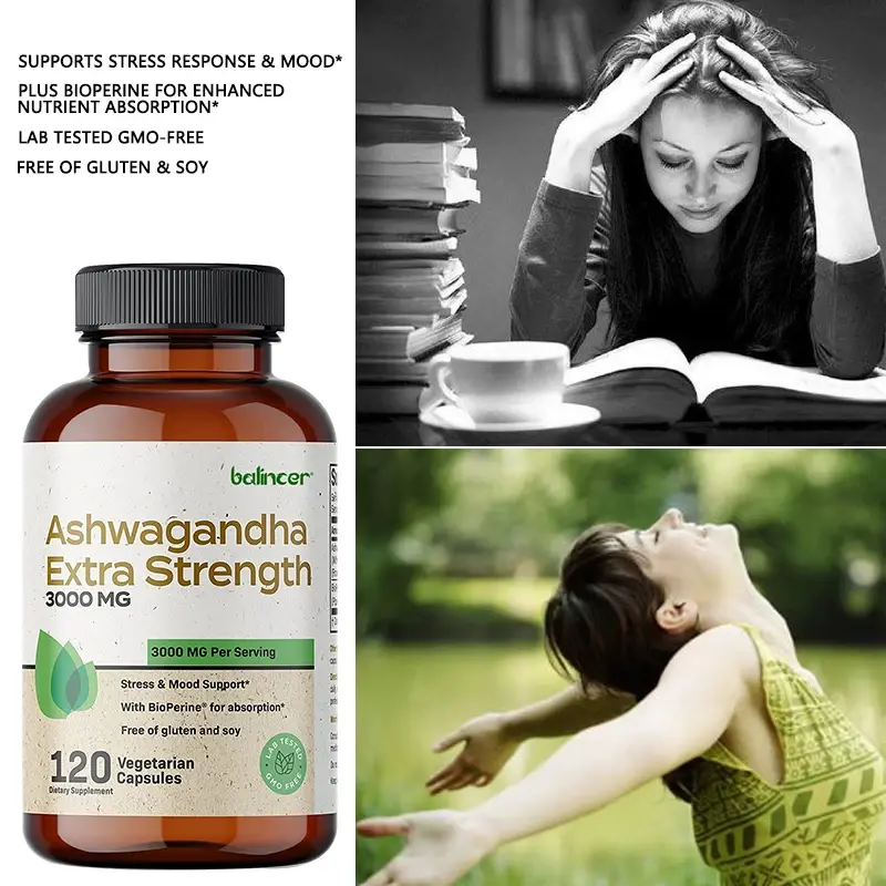 Balincer Ashwagandha Capsules | Ashwagandha Extract Supplement | Boost Energy, R