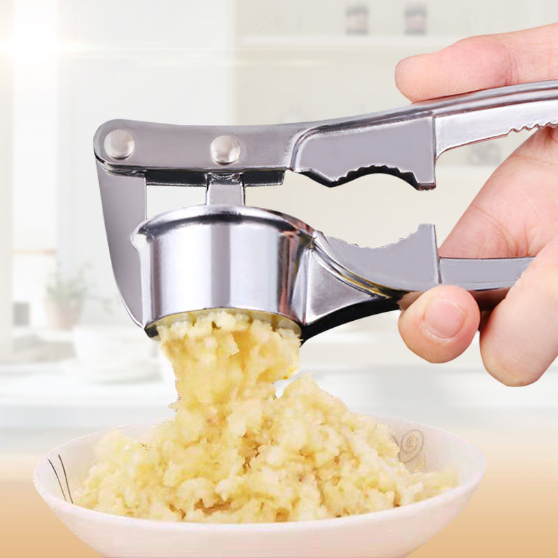 Garlic Press Crusher Mincer Detachable Kitchen Garlic Smasher Squeezer Labor Sav