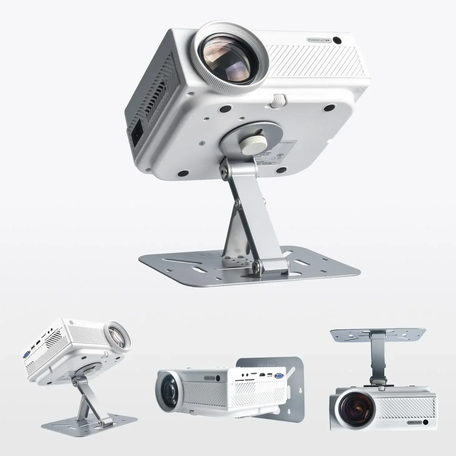 Projector Stand Table Foldable Desktop Mount Ceiling 180 Degree