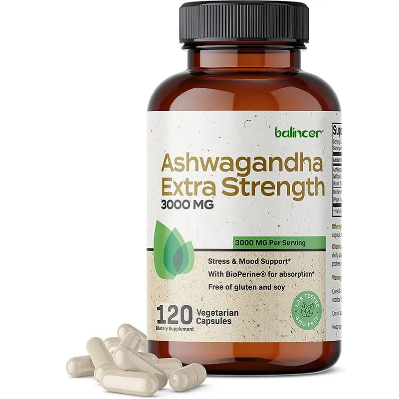 Balincer Ashwagandha Capsules | Ashwagandha Extract Supplement | Boost Energy, R