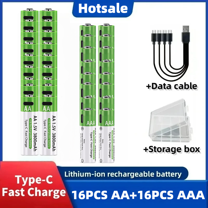 Aaa Rechargeable Batteries Alkaline 3800 3000mah