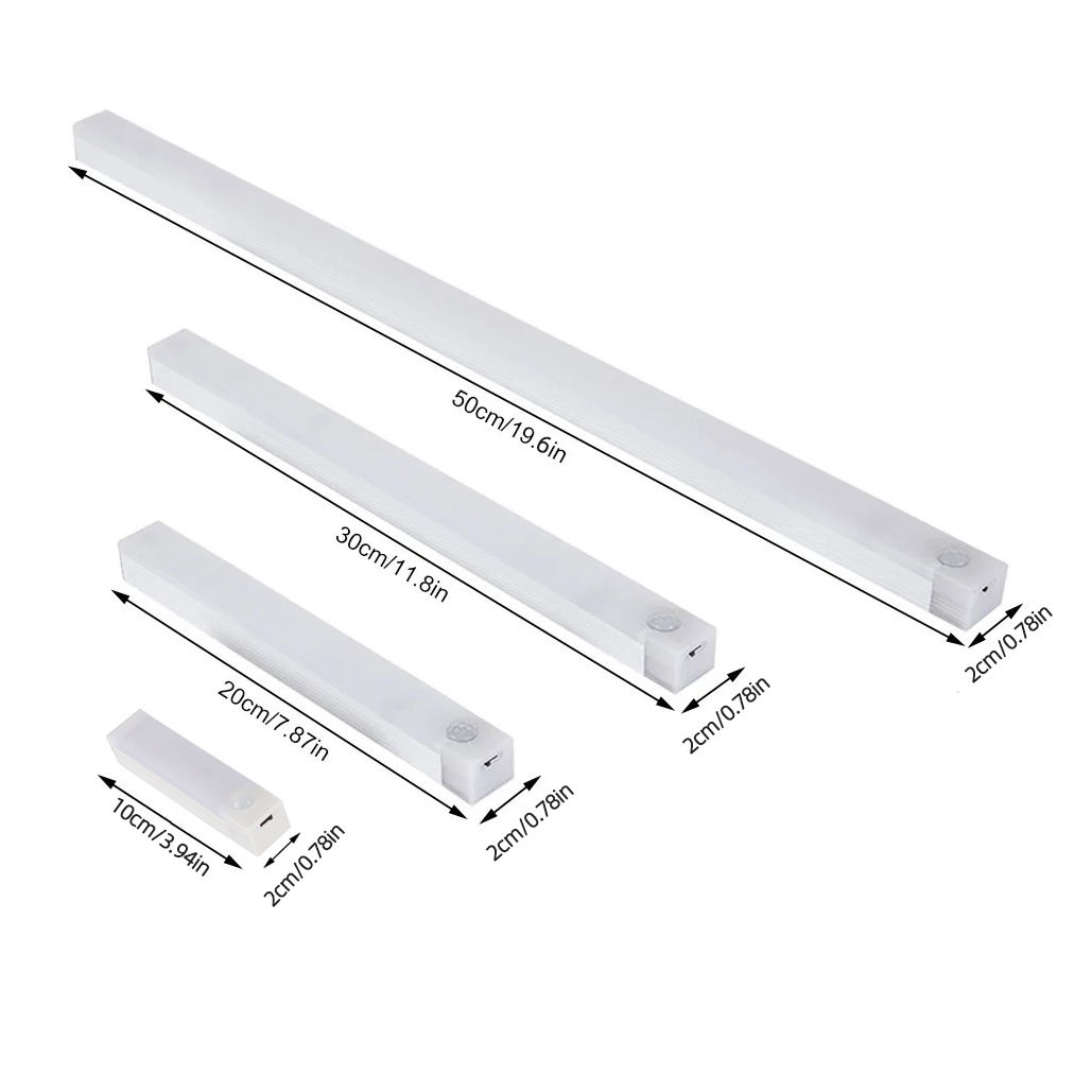 Motion Sensor Lamp Night Light Wireless LED USB Type C Rechargeable Lamp for Kit