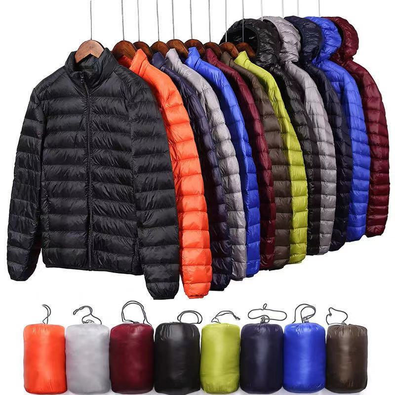 New Autumn and Winter Zipper Cotton-Padded Clothes Jacket Men's Fashion Hooded S