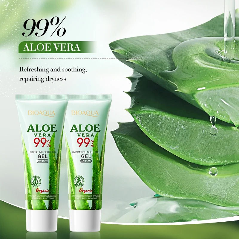 Moisturizing Aloe Vera Gel Is Suitable for Face and Body, Hydrating and Moisturi