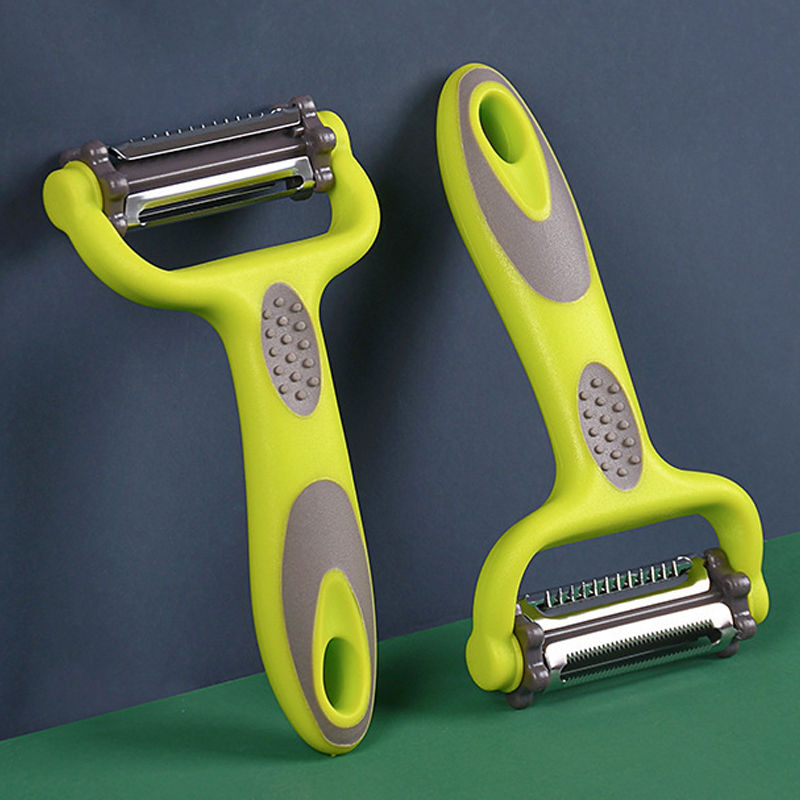 3 In 1 Rotary Peeler Fruit Vegetables Cabbage Graters Salad Carrot Potato Slicer