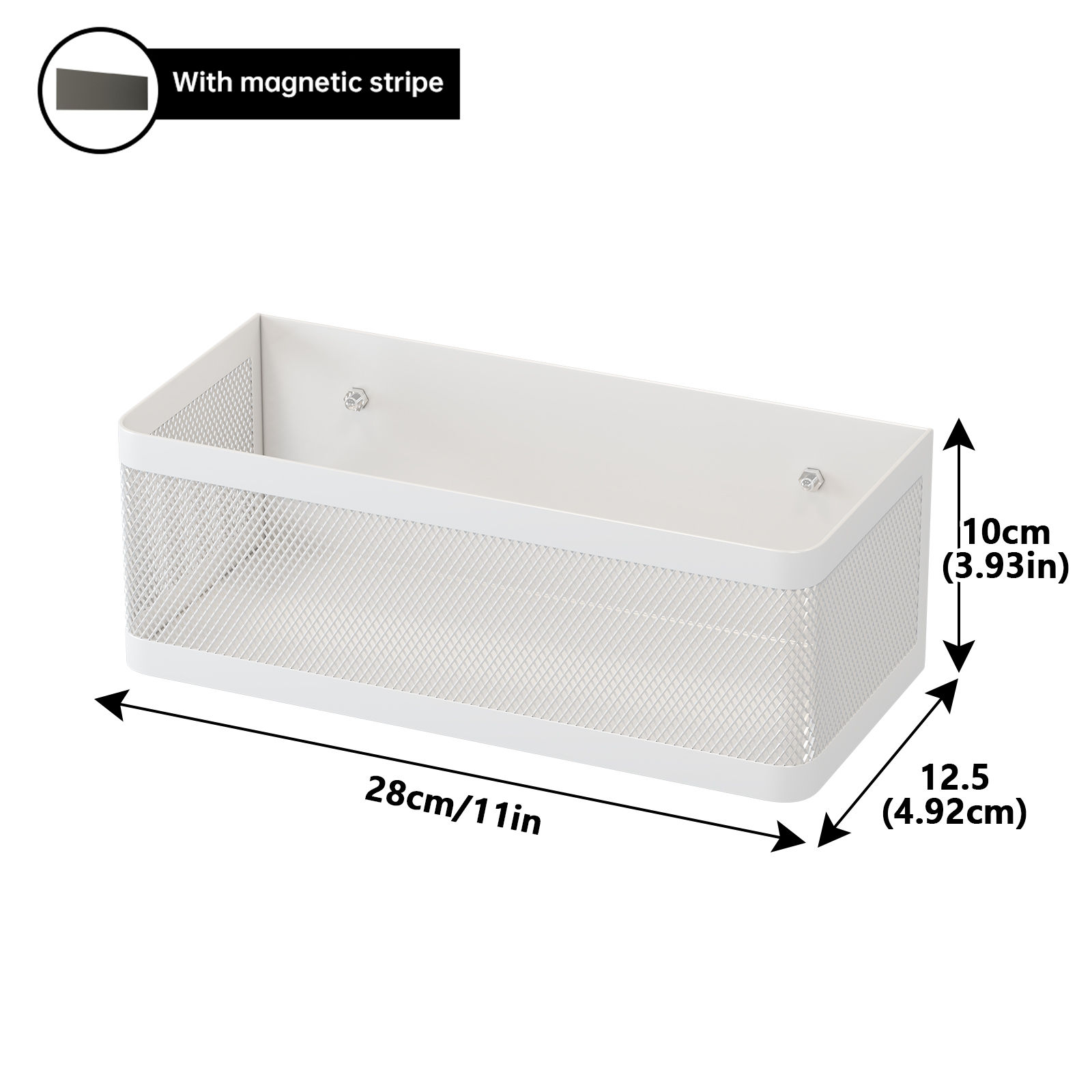 Magnetic Refrigerator Storage Rack, Magnetic Spice Rack, Metal Magnetic Hanging