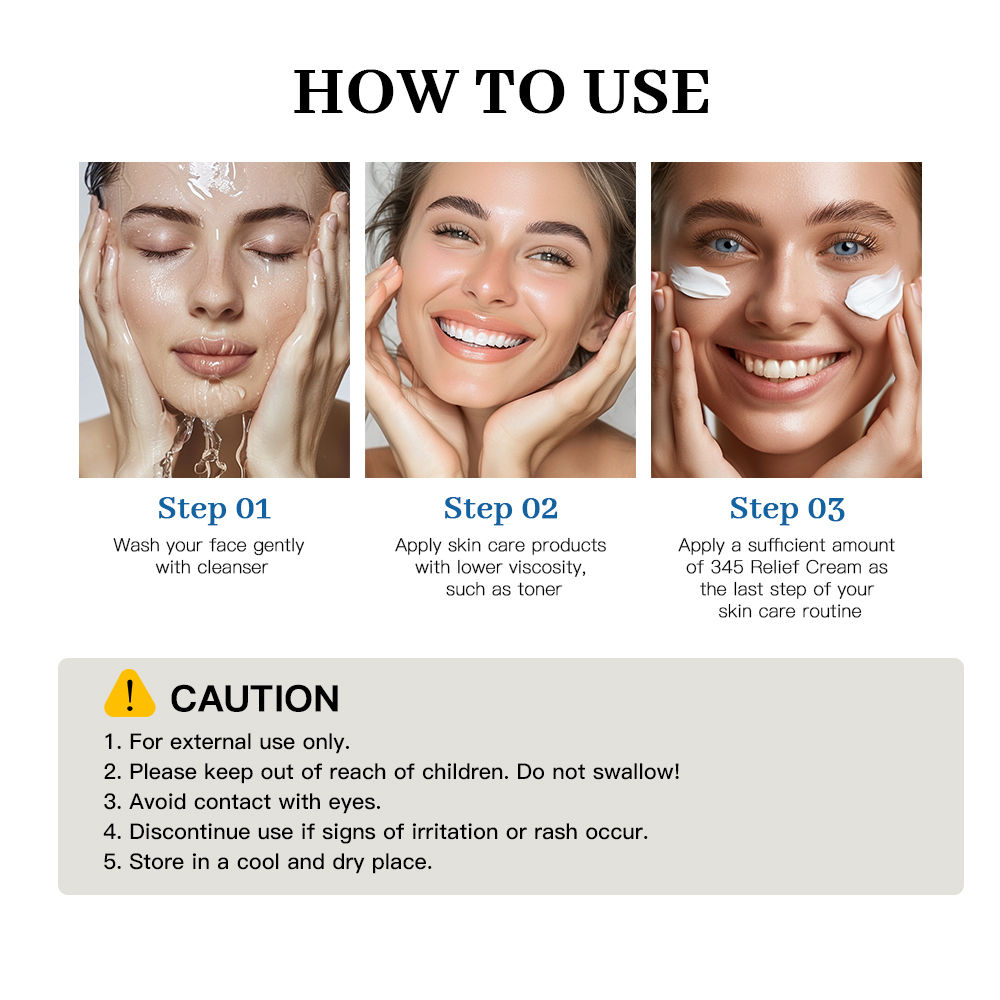 345 Soothing Cream | Daily Face Moisturizer | Spot Treatment || For All Skin Typ
