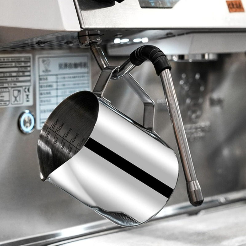 Milk Frothing Pitcher Stainless Steel Steaming Frother Cup Espr