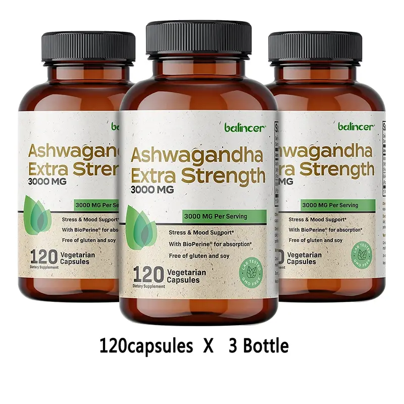 Balincer Ashwagandha Capsules | Ashwagandha Extract Supplement | Boost Energy, R