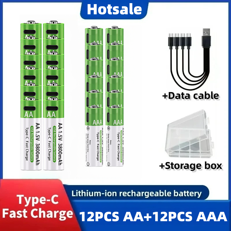 Aaa Rechargeable Batteries Alkaline 3800 3000mah
