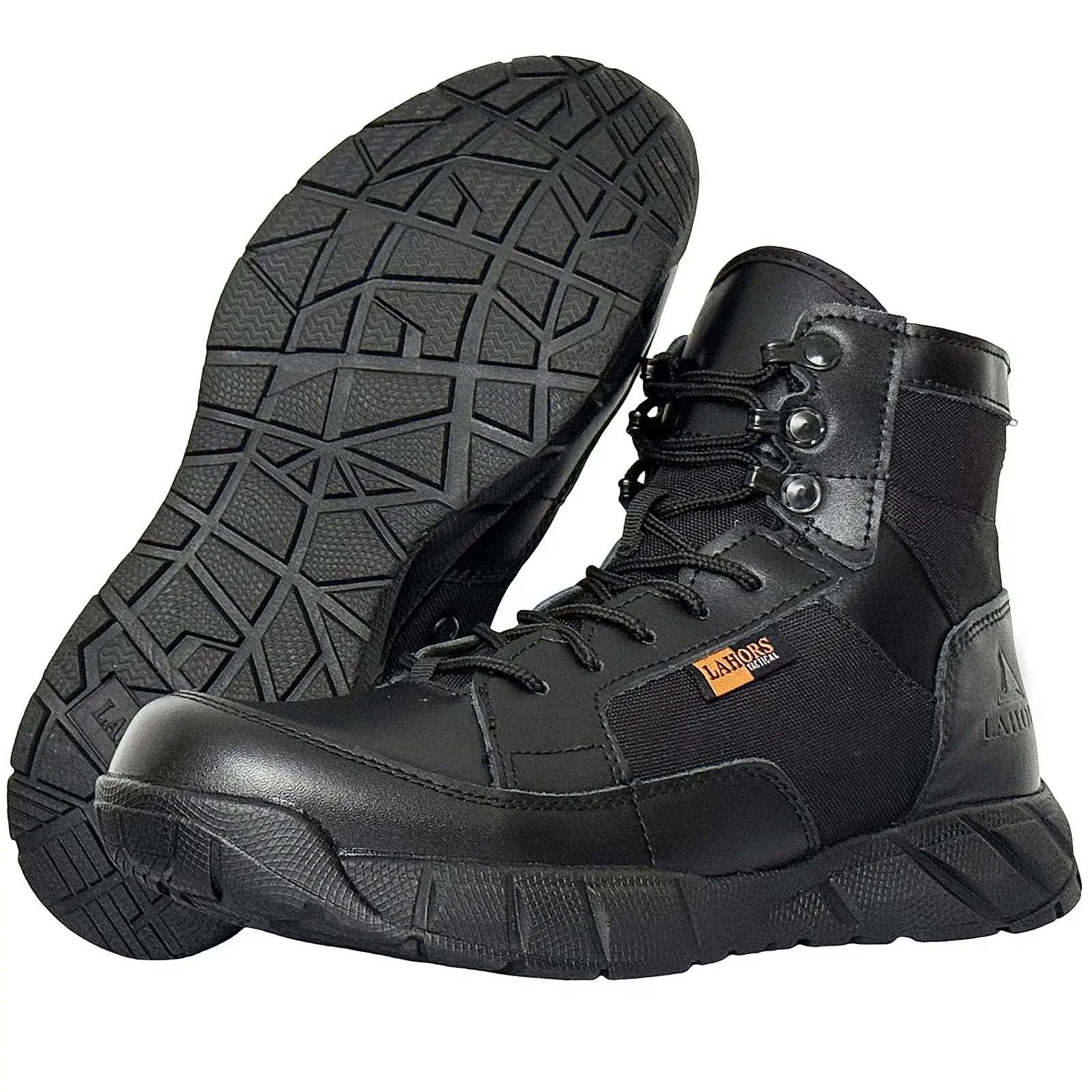 LAHORS® Lightweight 6 INCH Man Tactical Boots With Zip Combat Training Lace Up