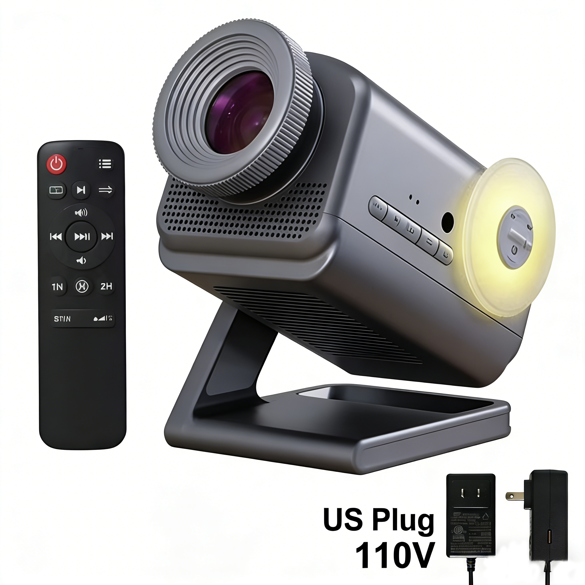 Holographic Star Projector: 60 Dynamic Scenes, 3D HD Floating, Home Cinema Effec