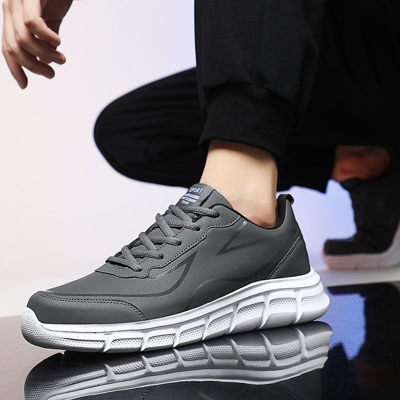 Men's Autumn Waterproof Sneakers Men Casual Sports Shoes Anti-skid Durable Runni