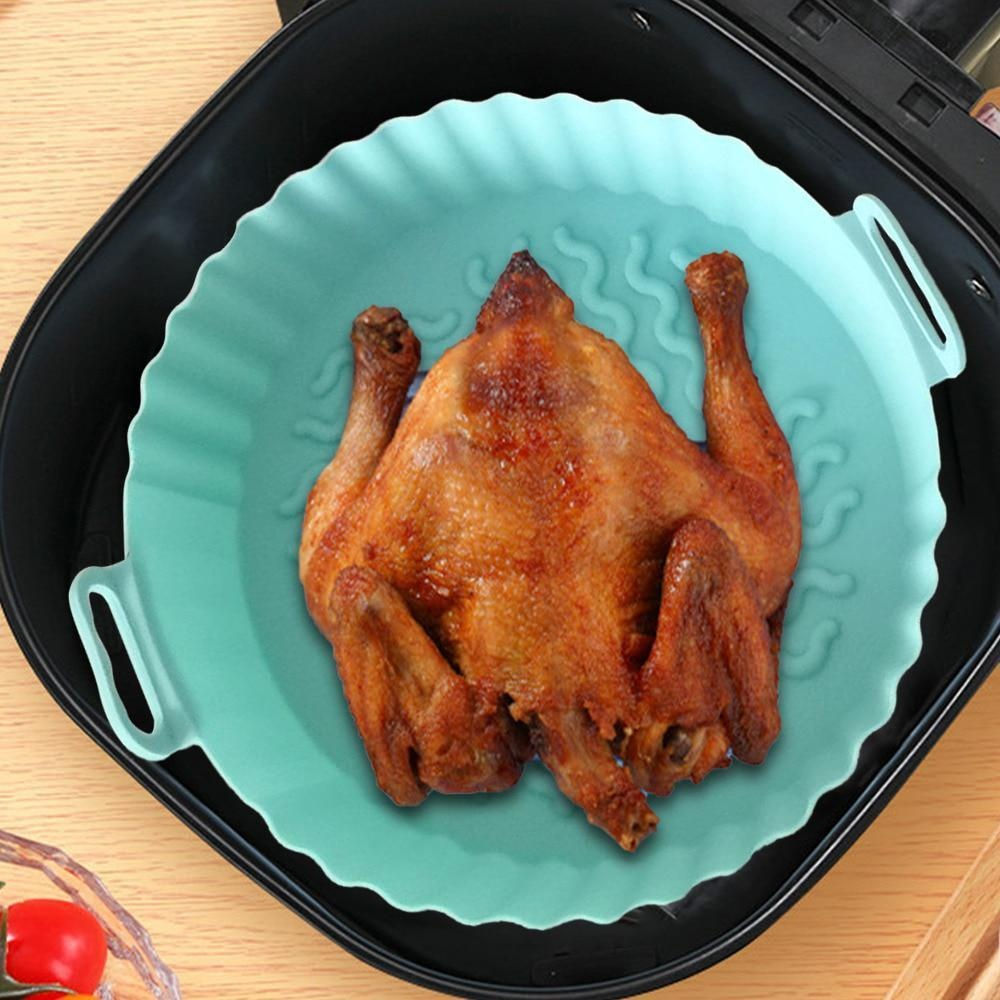 Air Fryer Silicone Liners Pot Reusable Lin Baking