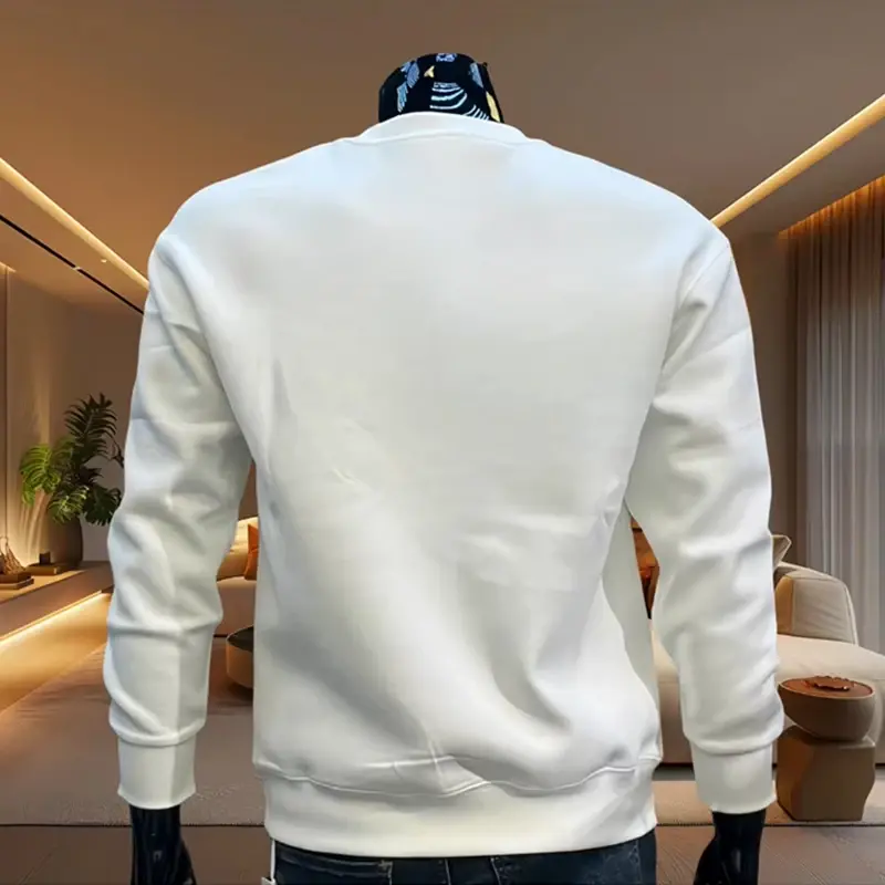 Italy Printing Mens Sweatshirts Casual O-Neck Tops Outdoors Sports Jogging Mens