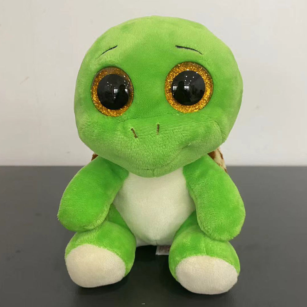 Ty Beanie Boos Plush Toy Turbo The Green Turtle Doll Animal Anime Collection