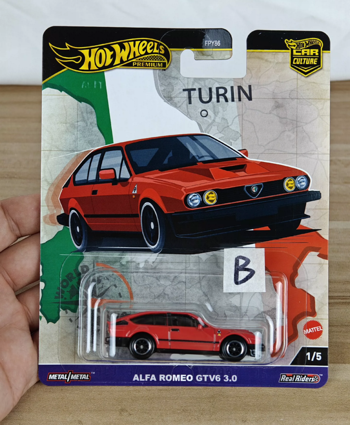 Hot Wheels Premium Car Culture World Tour 1/64 Diecast Volkswagen Golf Brasilia product image 2
