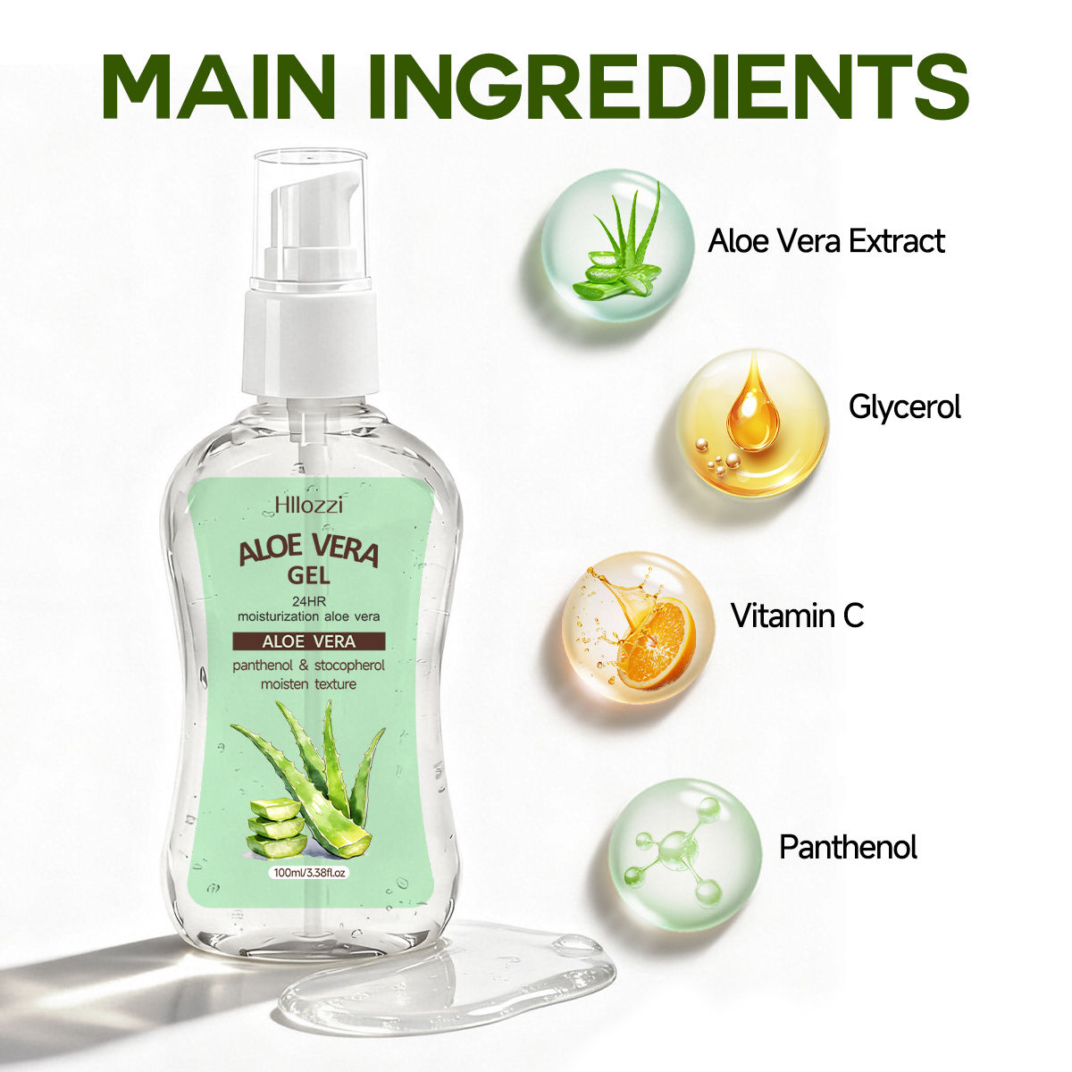MOISTURIZER AFTER SUN ALOE VERA GEL,Quick absorption, non-greasy texture, post