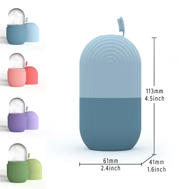 Silicone Face Ice mold Skin Care Beauty Ice Facial Roller Face Massager Ice Tray