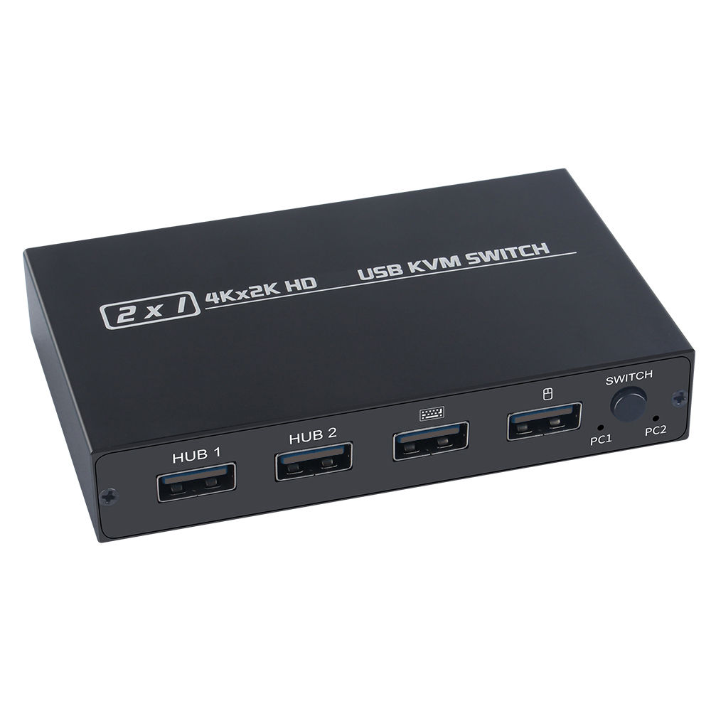 KVM 2 in 1 HDMI compatible USB Switch Adapter Switcher Input