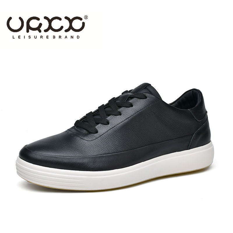 Fashion Men Shoes Genuine Leather Shoes Casual Lace-up Shoes Breathable Fashion