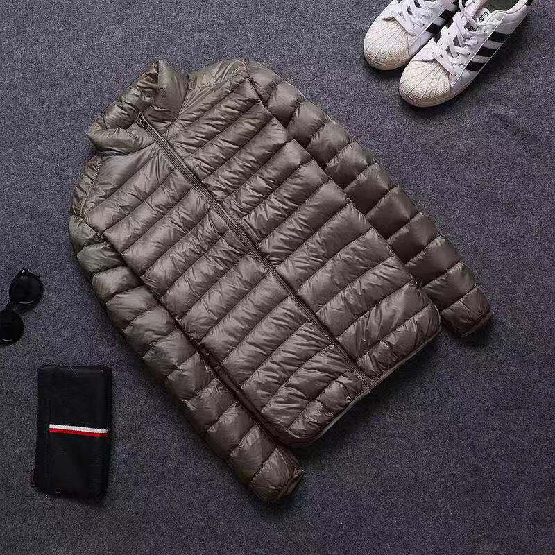New Autumn and Winter Zipper Cotton-Padded Clothes Jacket Men's Fashion Hooded S