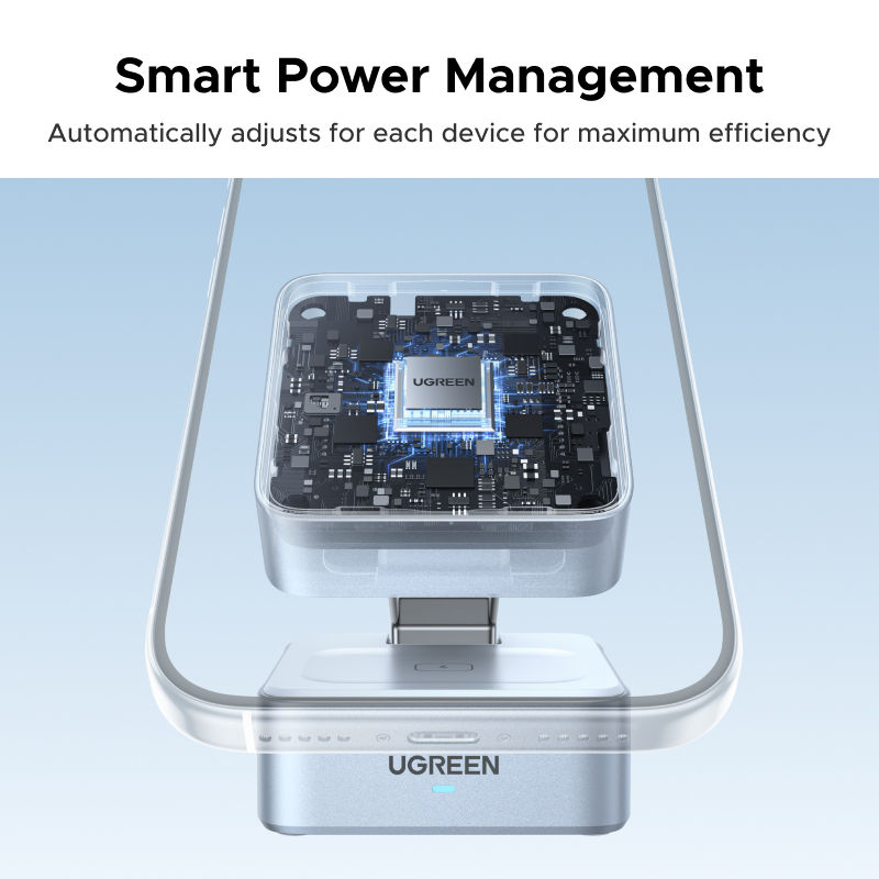 UGREEN Qi2.2 25W 15W 2-in-1 Magnetic Wireless Charger Stand Fast Charging Stand