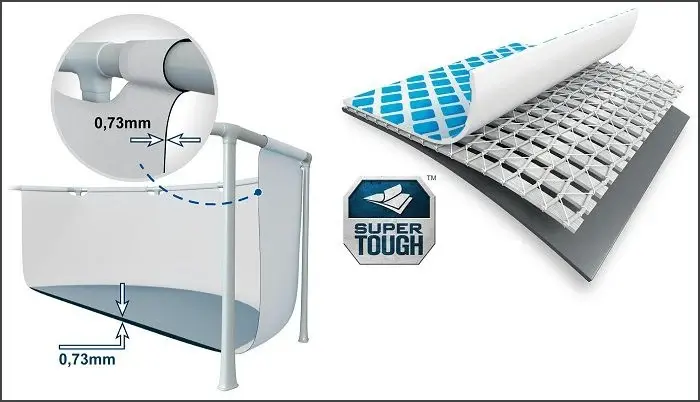 תמונה ממוזערת: בריכת אולטרה עמודים מלבנית ULTAR XTR (975X488X132 ס"מ) מבית INTEX