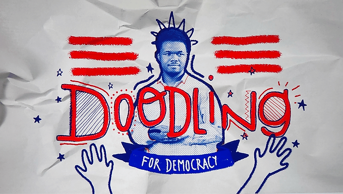 Doodling for Democracy logo