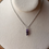 Thumbnail: Amethyst Stainless Necklace - February Birthstone