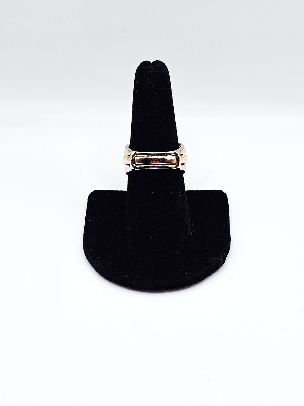 Thumbnail: Round Brilliant Natural Diamond Engagement Ring with Attached Ring Guard