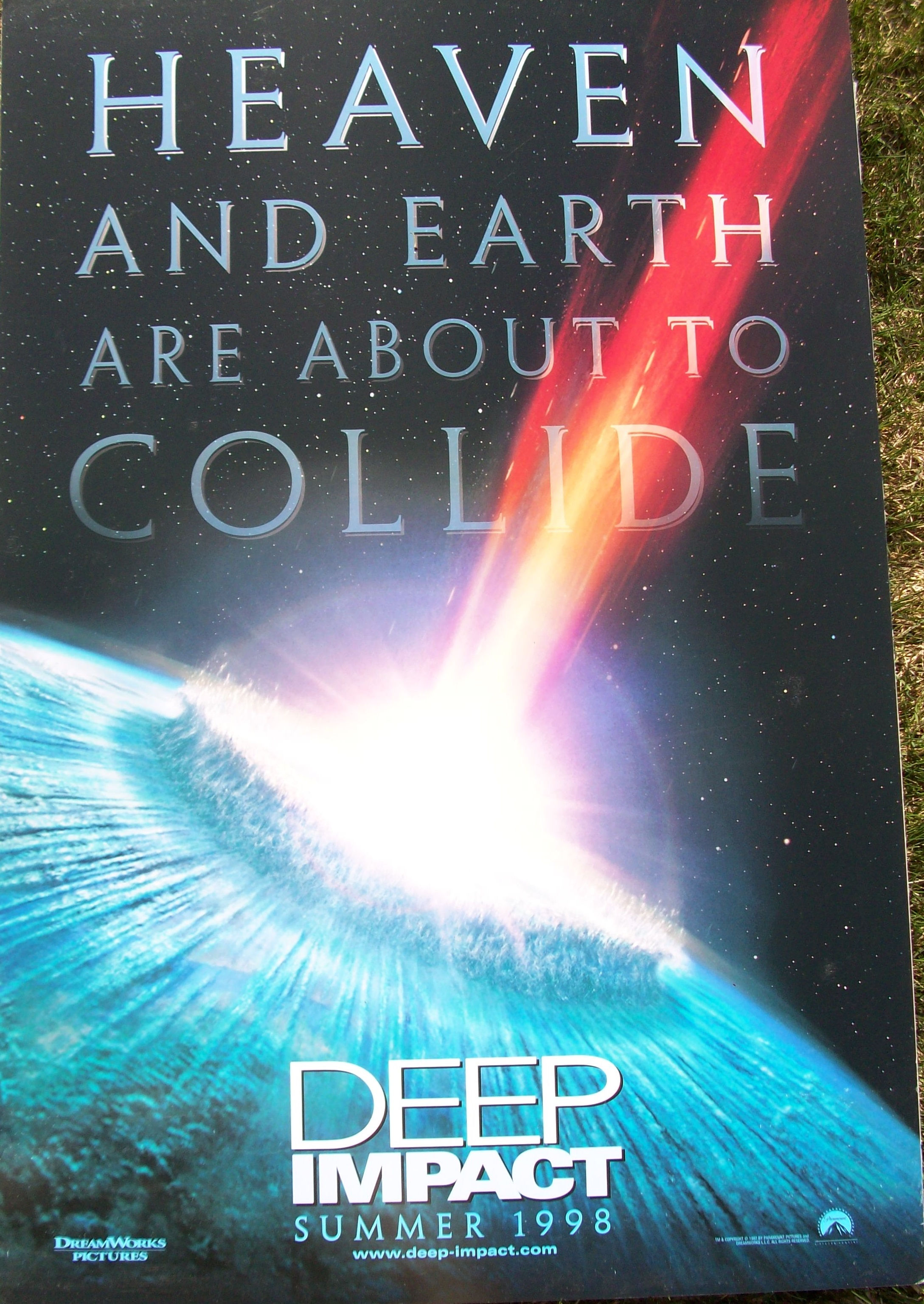 Deep Impact — advance Teaser one-sheet (DreamWorks/Paramount, 1998)