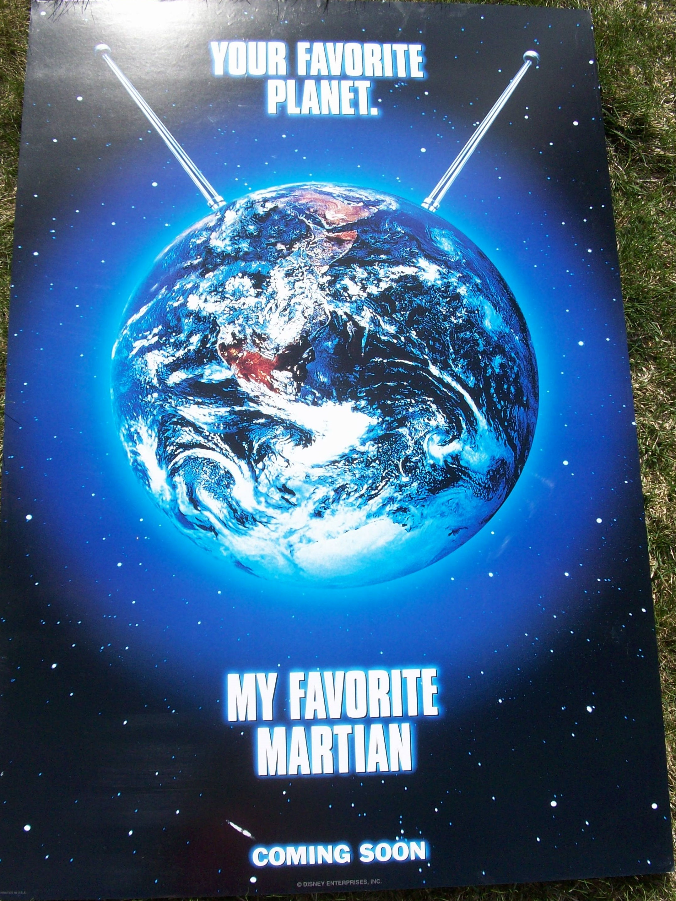 My Favorite Martian — advance teaser one-sheet (Disney, 1999)