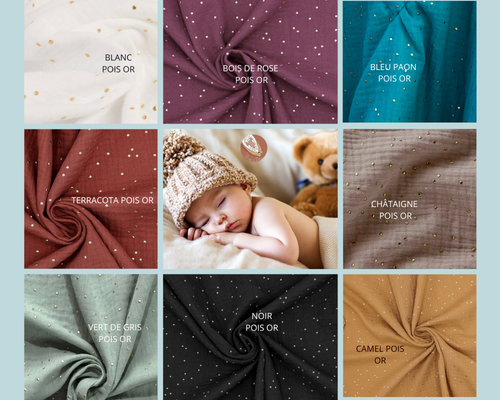Couverture Bébé Personnalisée - Chic & Unique : Produits à Personnaliser