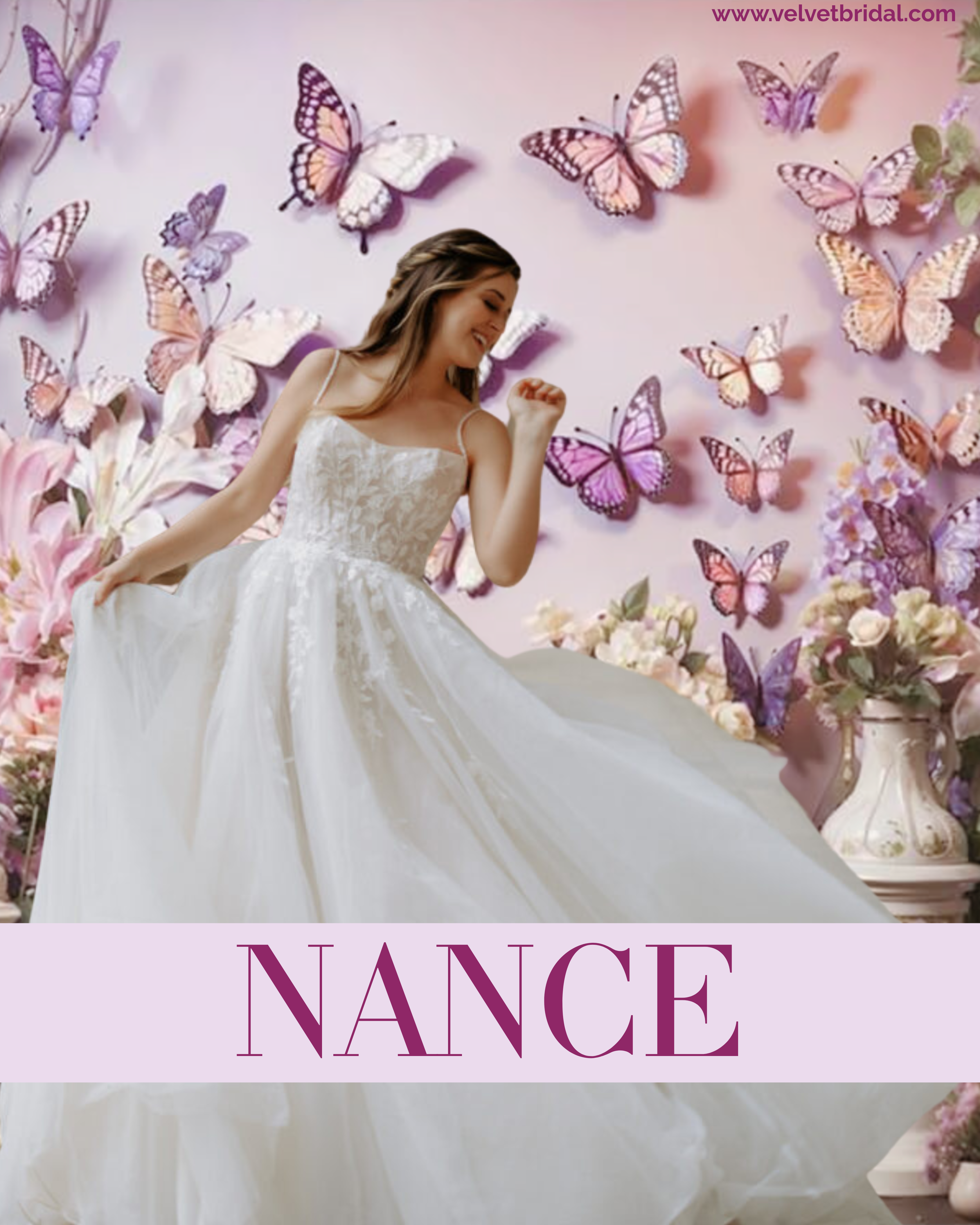 Stella York 7550 A-line Wedding dress, vine-themed sequined lace, sweetheart neckline, gathered glitter tulle skirt